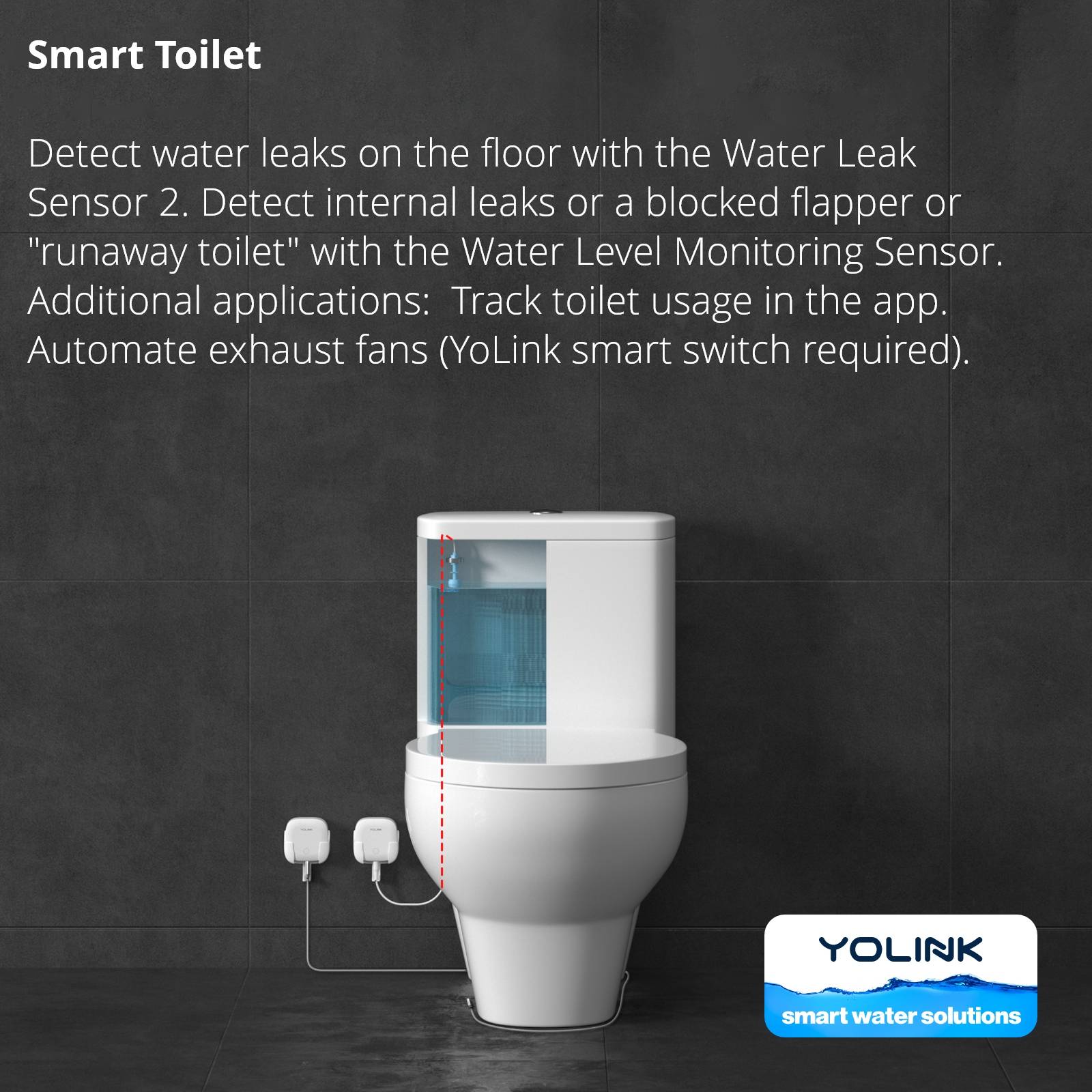 Gallery Toilet water sensors YoLink